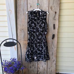 Black & White Floral Dress